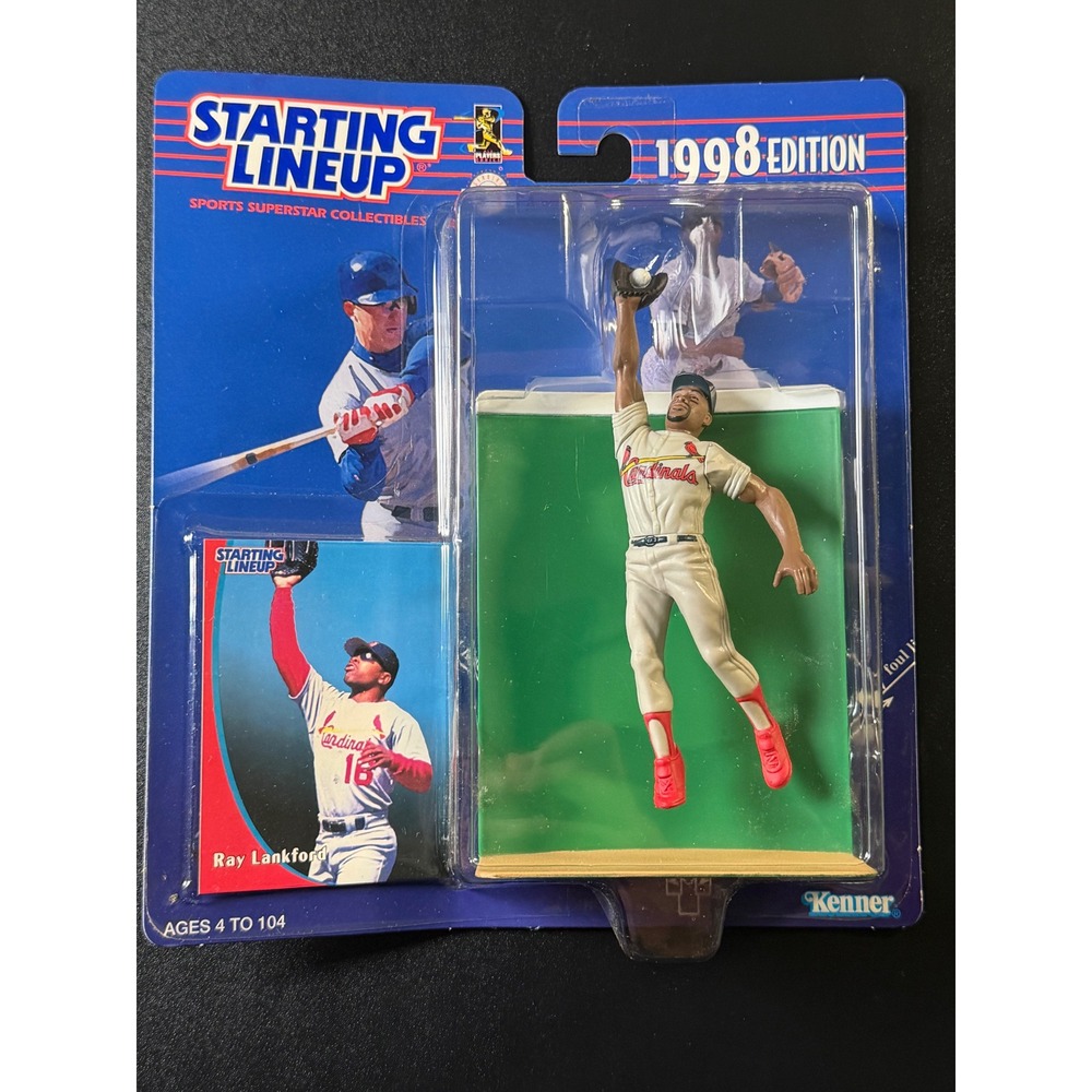 Kenner Starting Lineup 1998 Ray Lankford St Louis Cardinals Figure with Card New